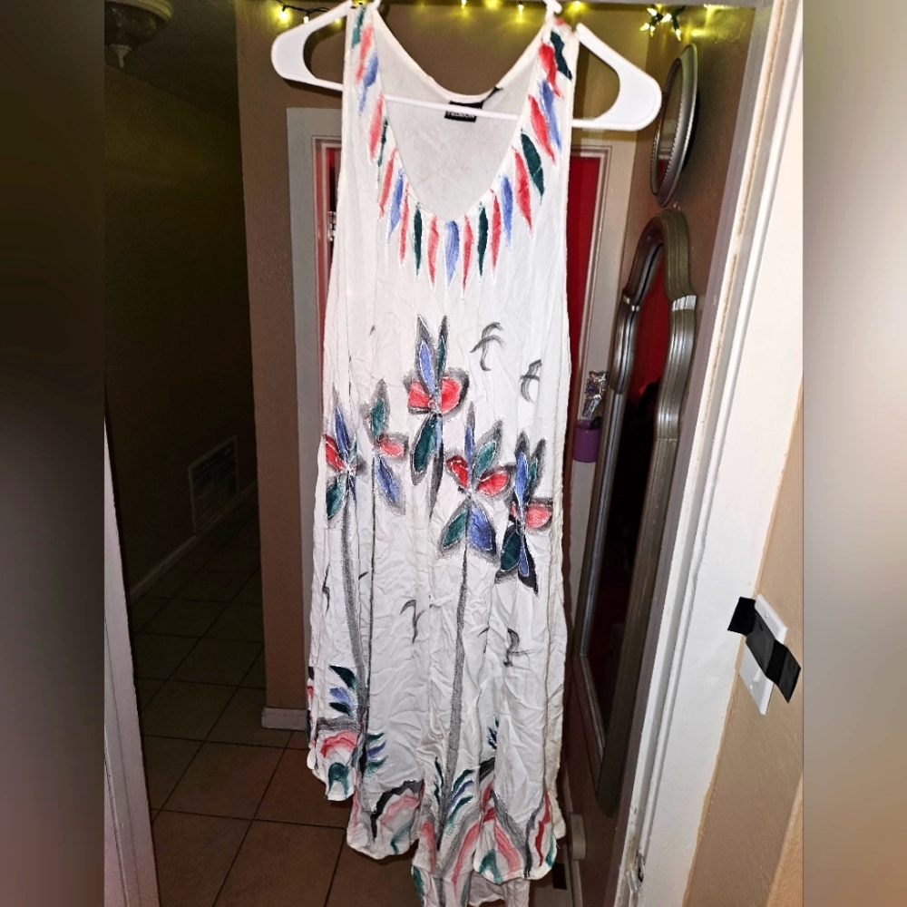 Rayon tank top dress